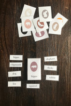 Load image into Gallery viewer, hippo flash card matching game