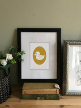 Load image into Gallery viewer, Rubber Ducky Cameo Art Print
